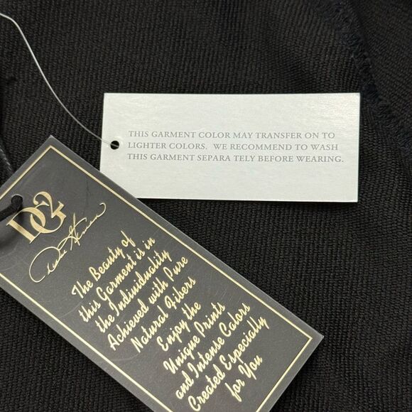 New With Tags DG2 Diane Gilman Downtime Knit Flex FlutterBack Hoodie/Jacket Med - Picture 7 of 9